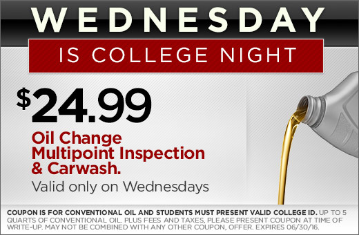Wednesday is College Night